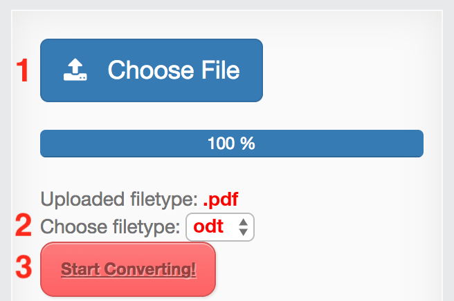 convert odt file to pdf online